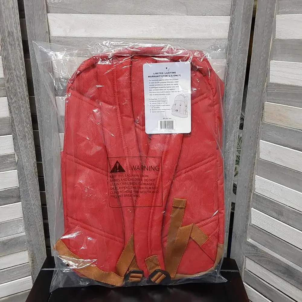 Everest Journey Backpack with Adjustable Straps  |  Red